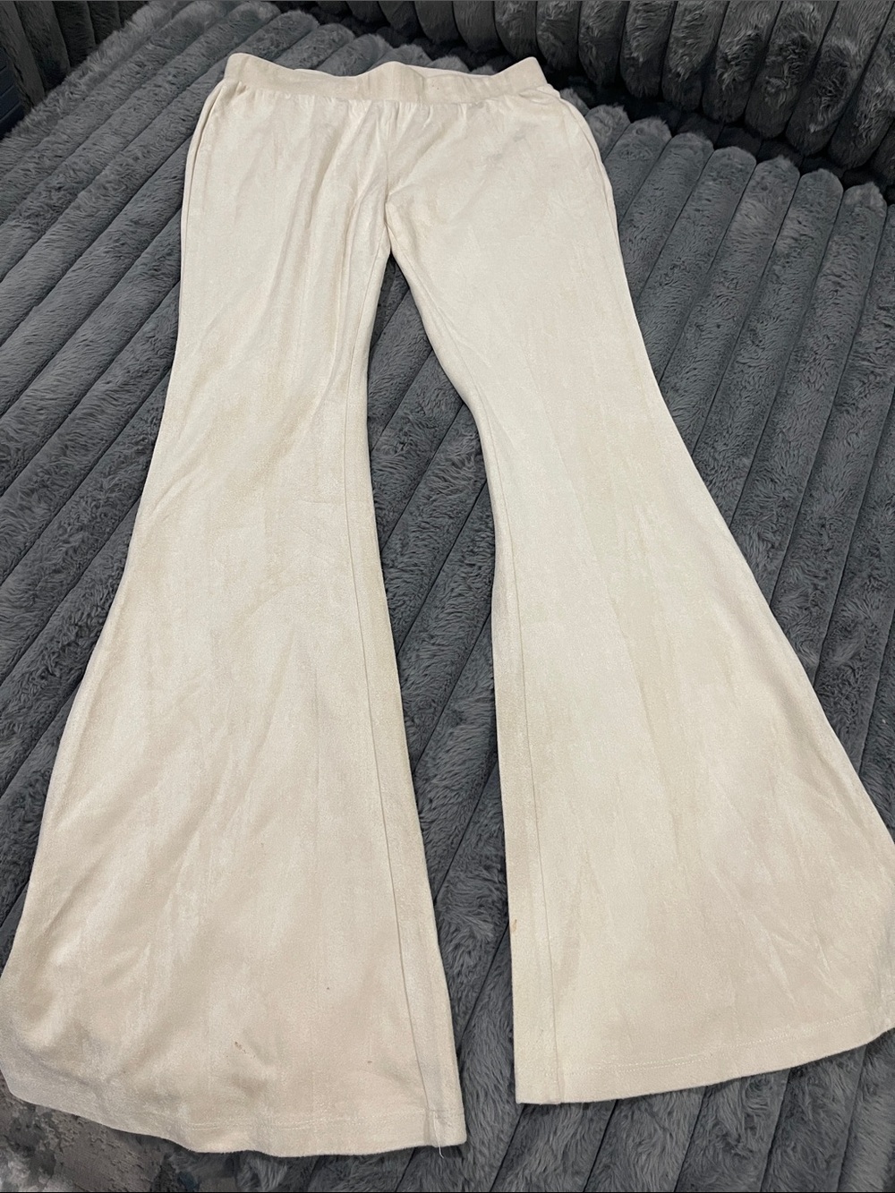 Cream Wide Leg Two-Piece Set - Picture 5 of 5